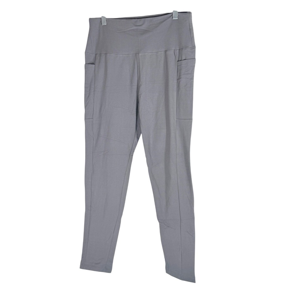 NEW‎ super soft 4 pair leggings light fleece line Black Gray Navy Red size L - Picture 2 of 6